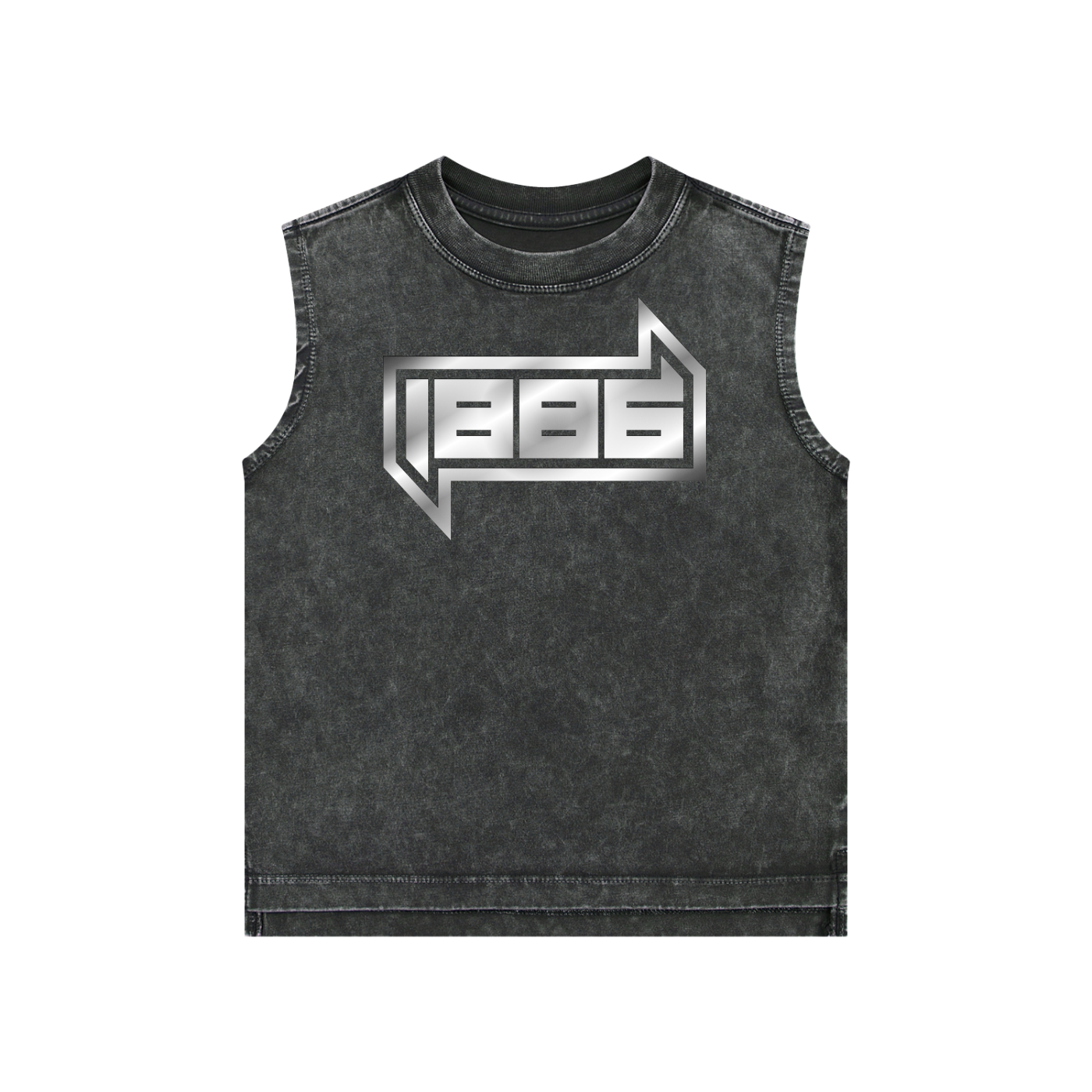 1886 Silver  Snow Washed Kids' Tank Top