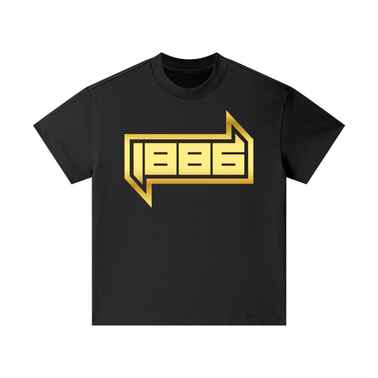 1886 Gold Pure Cotton Kids T-Shirt