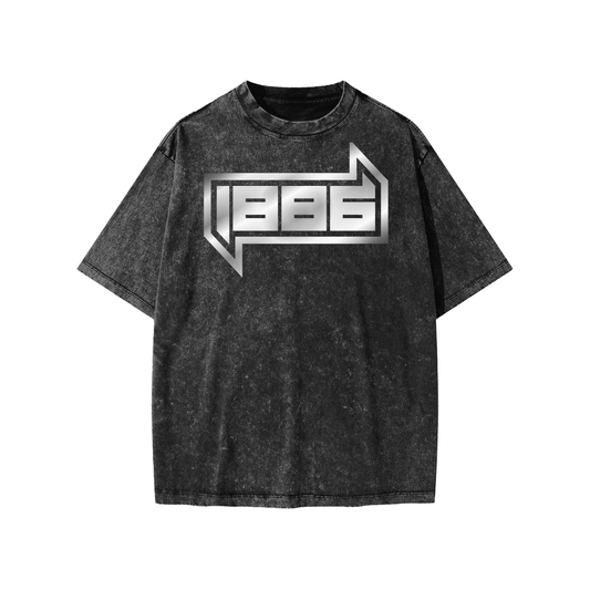 1886 Silver Snow Washed Kids' T-Shirt