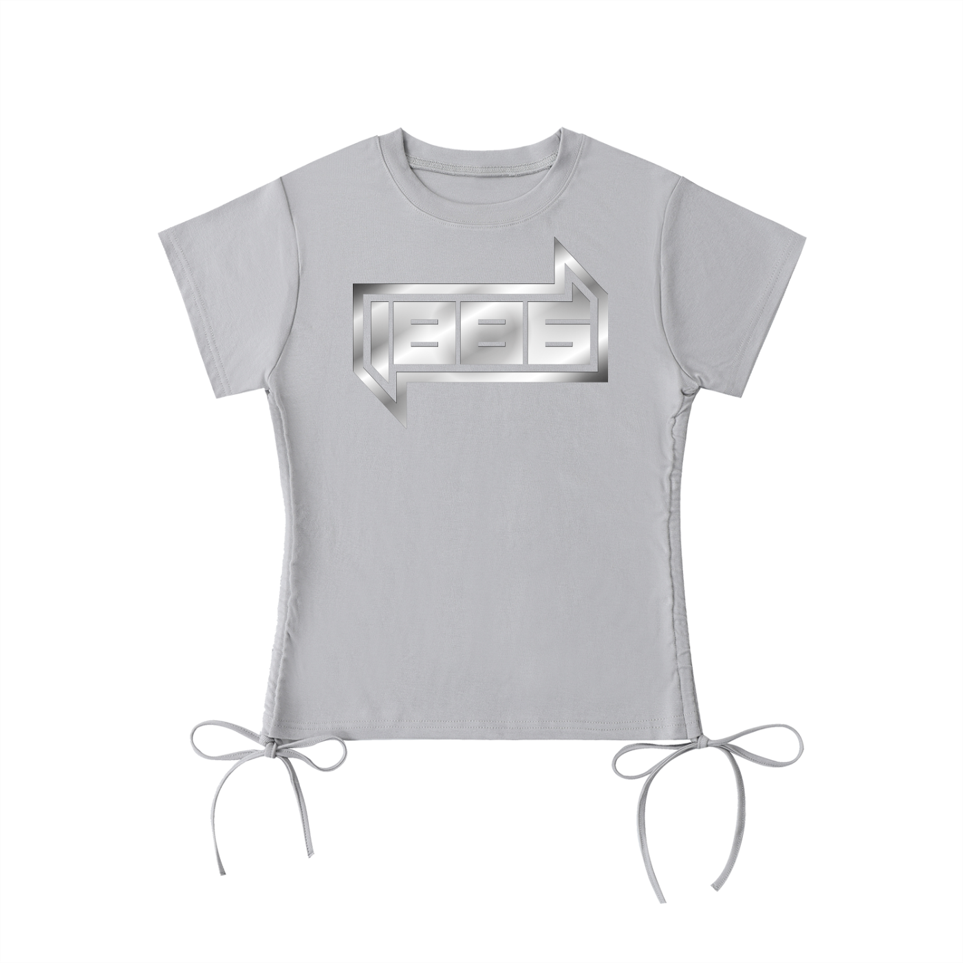 1886 Silver Womens Drawstring T-Shirt