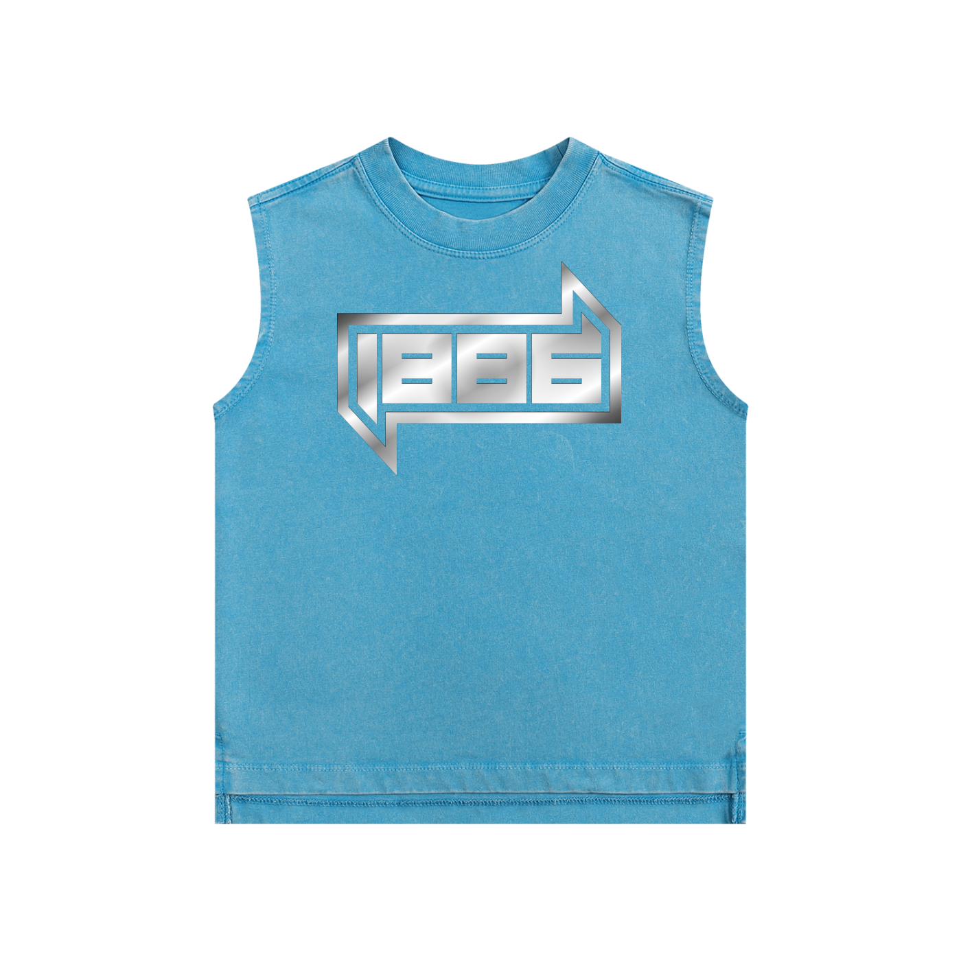 1886 Silver  Snow Washed Kids' Tank Top