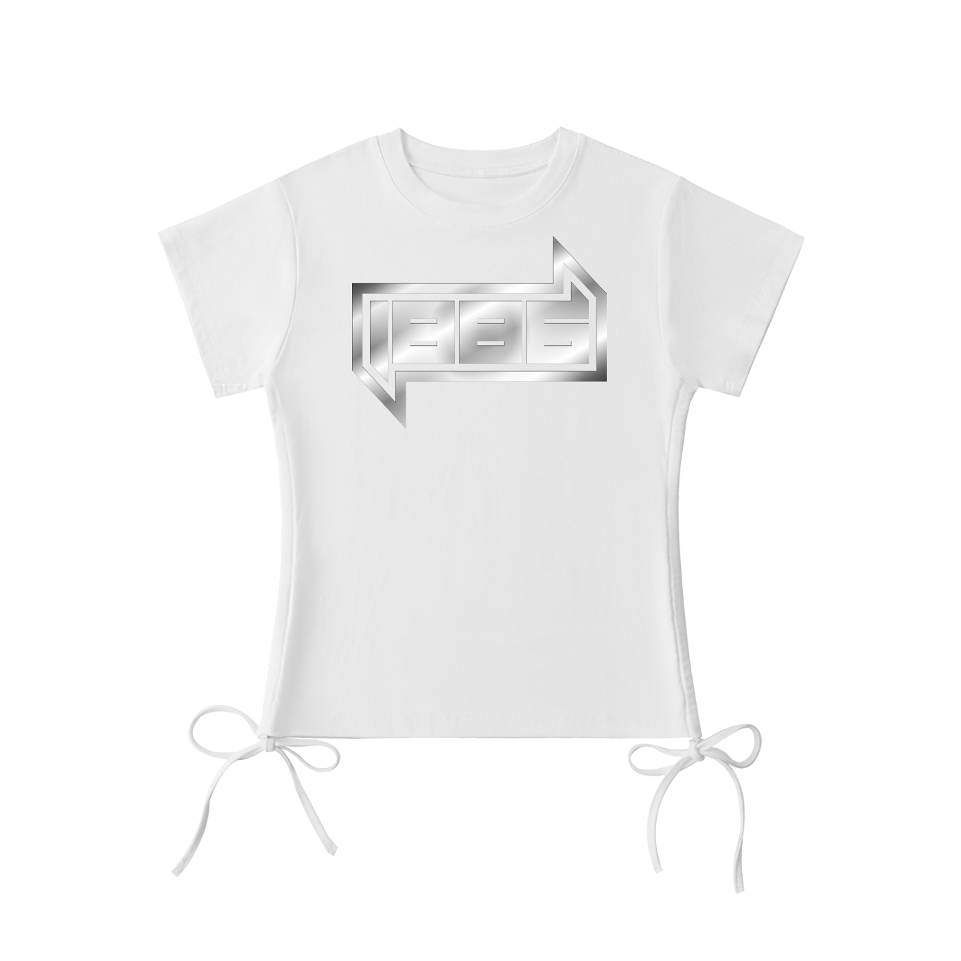 1886 Silver Womens Drawstring T-Shirt