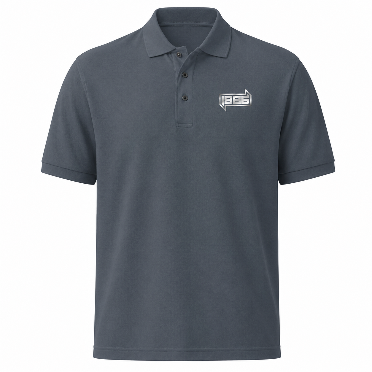 1886 Silver Men's Premium Polo
