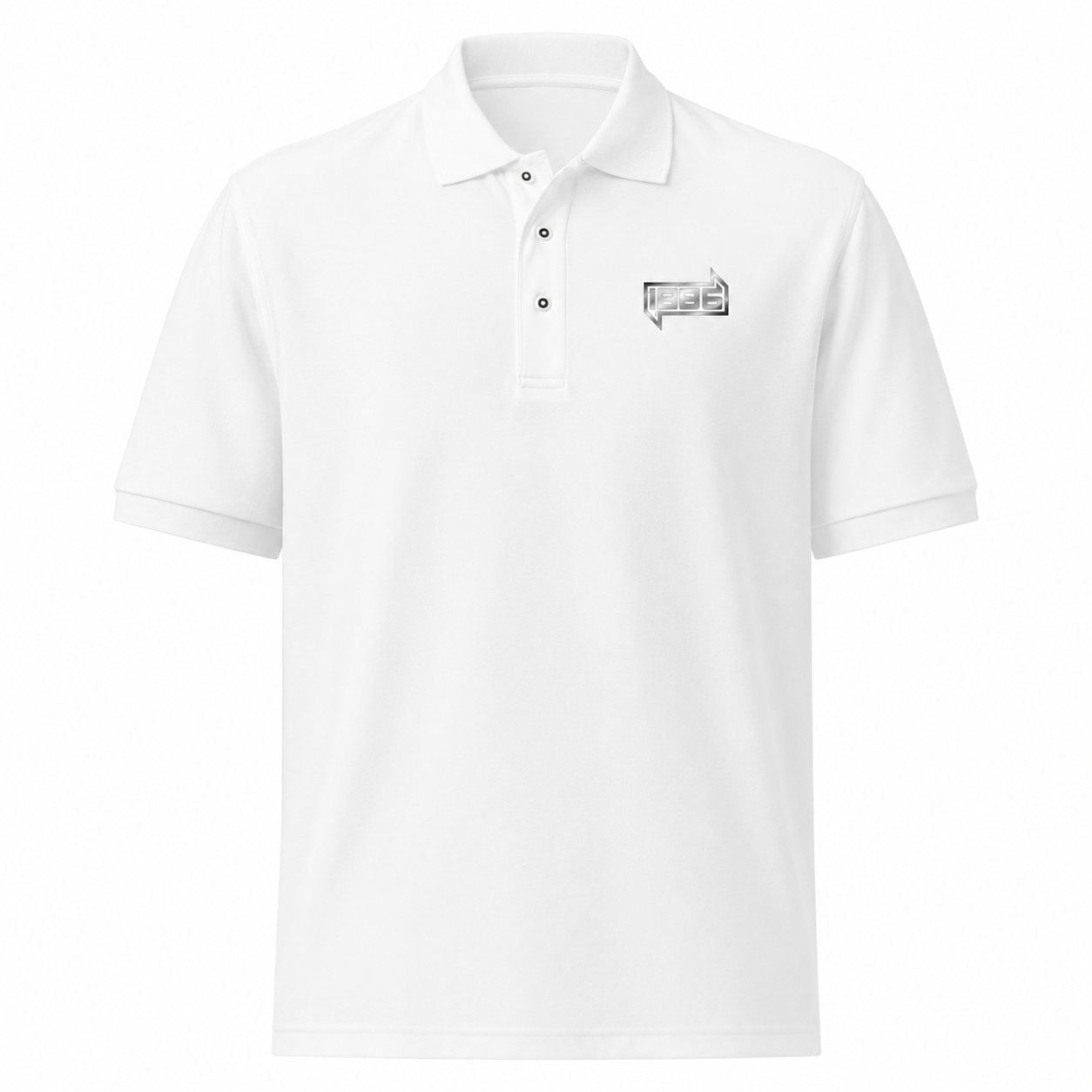 1886 Silver Men's Premium Polo