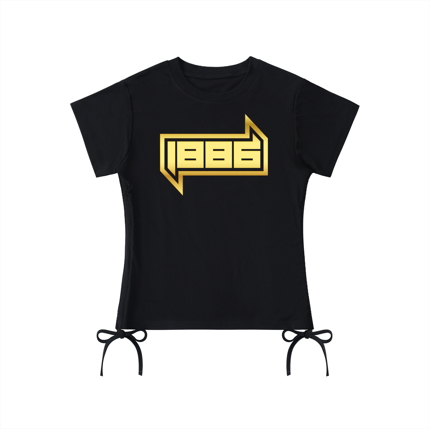 1886 Gold Womens  Drawstring T-Shirt