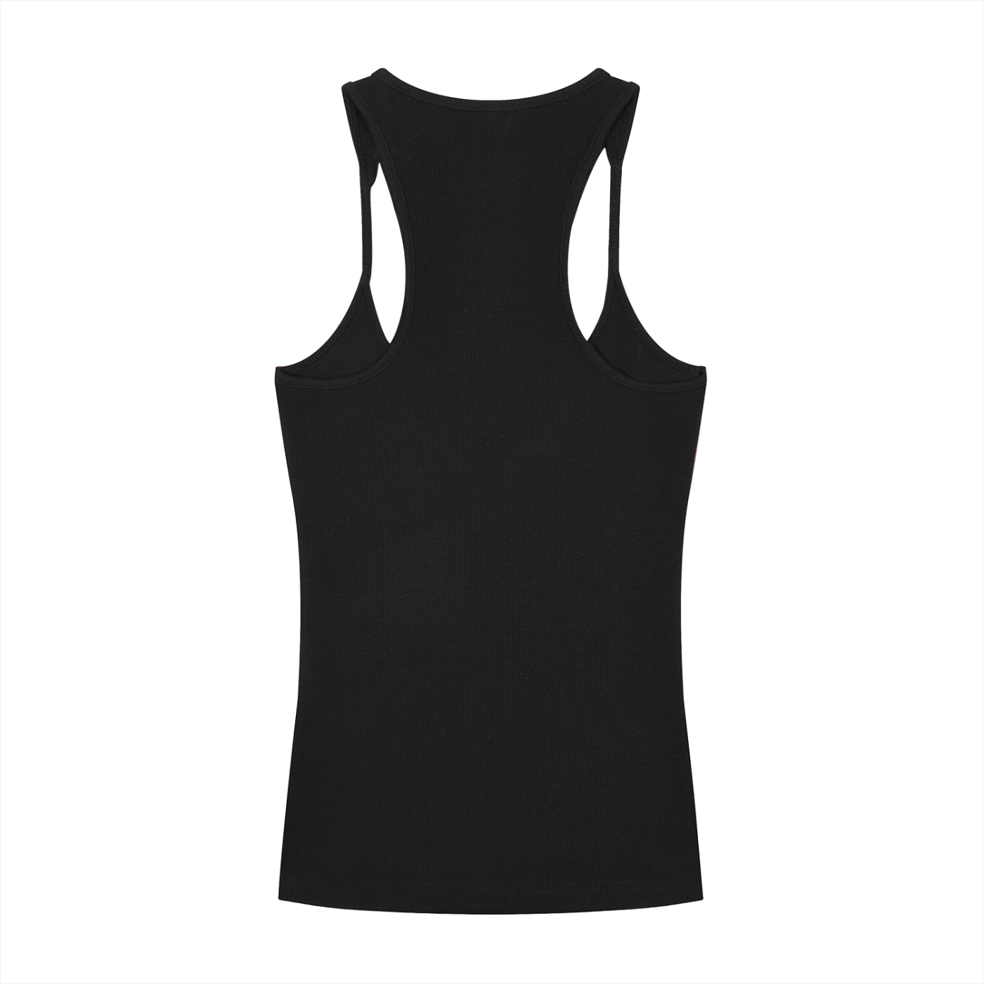 1186 Gold Slim Fit Ribbed Racerback Tank Top