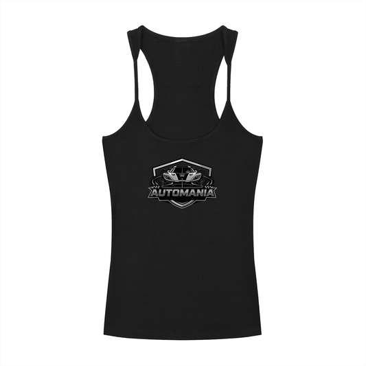 Automania Slim Fit Ribbed Racerback Tank Top