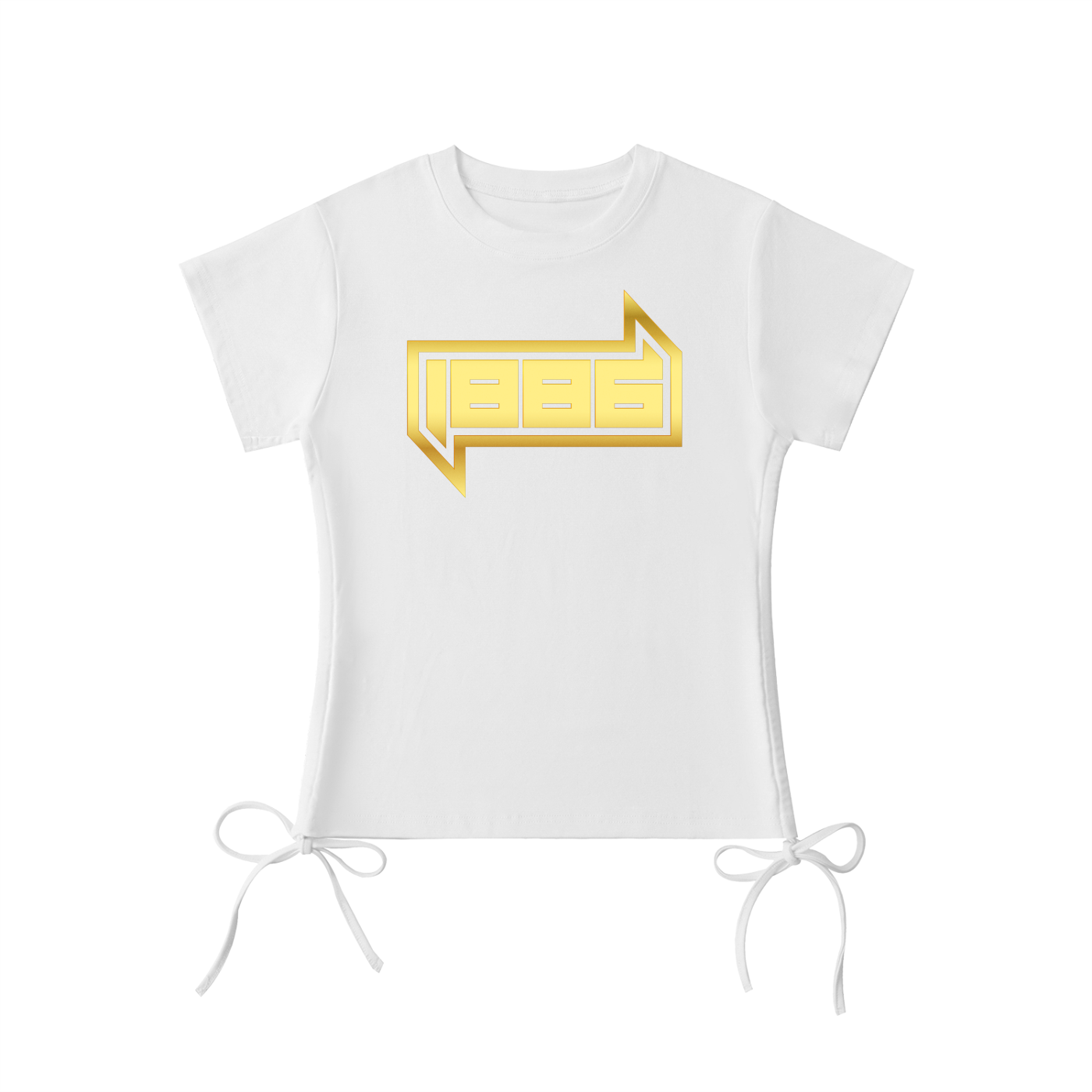 1886 Gold Womens  Drawstring T-Shirt