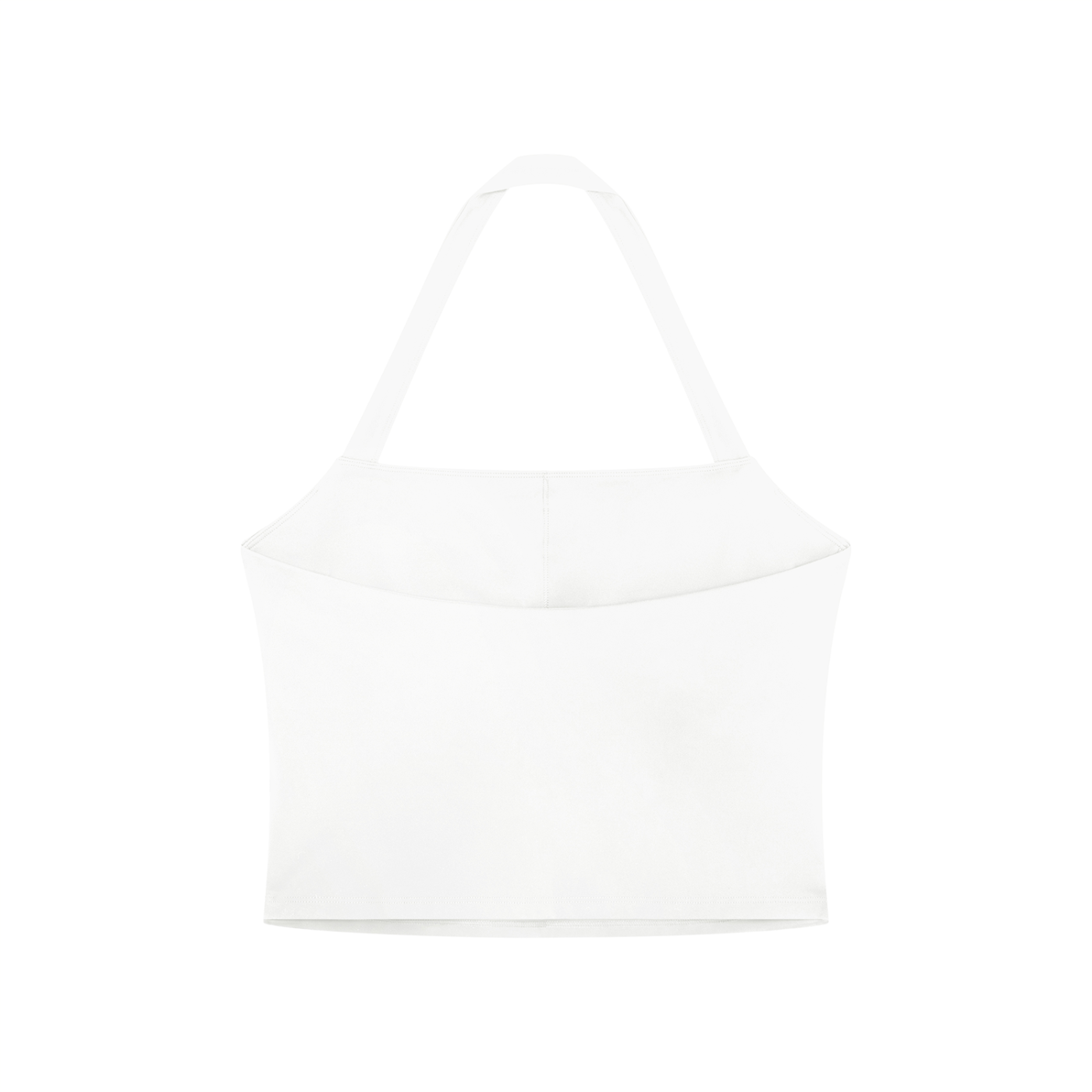 1886 Silver Women's Halter Crop Sports Bra